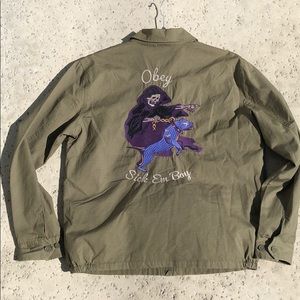 OBEY MENS “Reaper” Army jacket